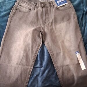 Arizona Jean Company Men's Charcoal Relaxed Jeans